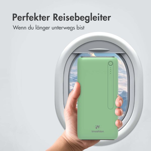 imoshion Powerbank - 27.000 mAh - Schnelles Aufladen und Power Delivery - Grün