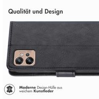 imoshion Luxuriöse Klapphülle Motorola Moto G32 - Schwarz