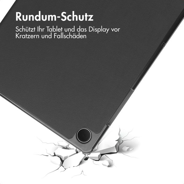Accezz Trifold Klapphülle Samsung Galaxy Tab A11 Plus - Schwarz