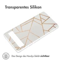 imoshion Design Hülle Google Pixel 6a - White Graphic