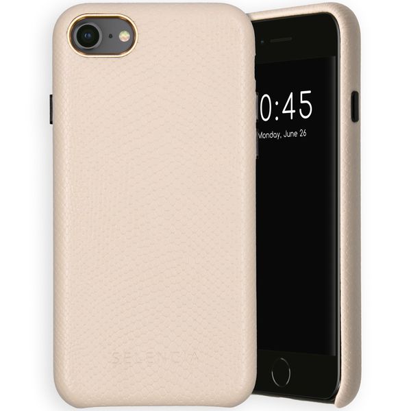 Selencia Backcover in Schlangenoptik iPhone SE (2022 / 2020) / 8 / 7 / 6(s)