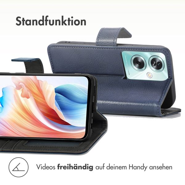 imoshion Luxuriöse Klapphülle OnePlus Nord N30 SE - Dunkelblau