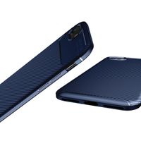 imoshion Carbon-Hülle für das iPhone SE (2020 / 2022) 8 / 7 - Blau