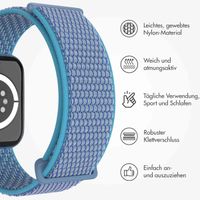 imoshion Nylon-Armband⁺ für die Apple Watch Series 1 bis 10 / SE / Ultra (2) (44/45/46/49 mm) - Marine Blue