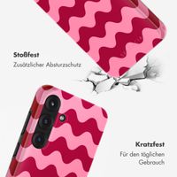 Selencia Vivid Tough Back Cover für das Samsung Galaxy S25 - Wave Vibes Lipstick