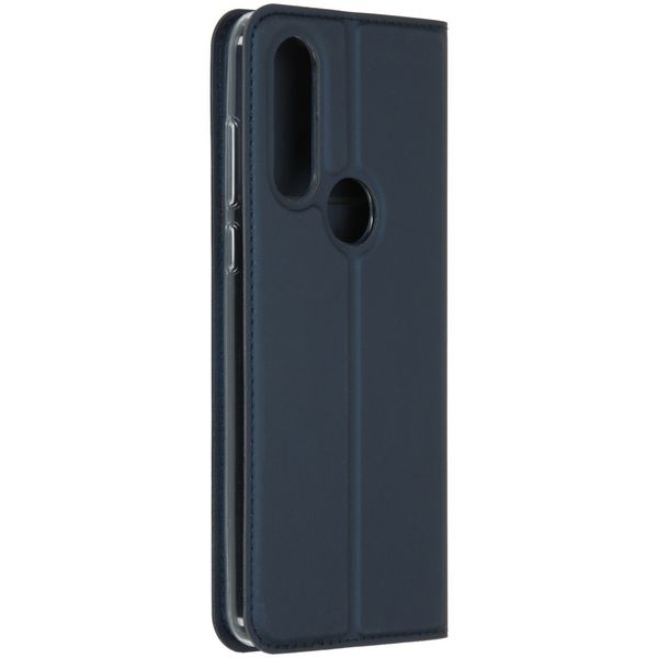 Dux Ducis Slim TPU Klapphülle Dunkelblau für das Motorola One Action