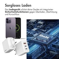 imoshion 65 Watt Ladegerät | 2x USB-C + 1x USB-A - Weiß