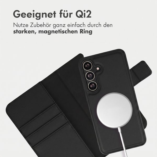 imoshion Herausnehmbare 2-in-1 Luxus-Bookcase Samsung Galaxy S25 FE - Schwarz