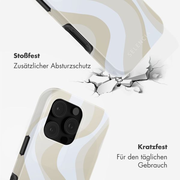 Selencia Vivid Rückabdeckung mit MagSafe Apple iPhone 16 Pro Max - Desert Waves Beige