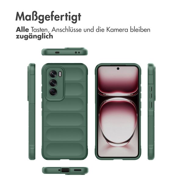 imoshion EasyGrip Back Cover für das Oppo Reno 12 Pro - Dunkelgrün