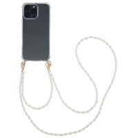 imoshion Handykette mit Perlen + ﻿Handgelenkschlaufe für das Apple iPhone 16 Pro Max - Transparent