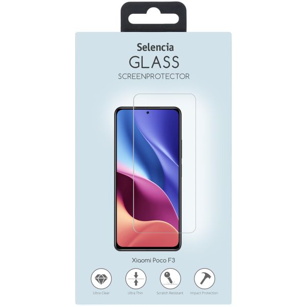 Selencia Displayschutz aus gehärtetem Glas für das Xiaomi Poco F3