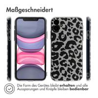 imoshion Design Hülle Apple iPhone 11 - Leopard Transparent