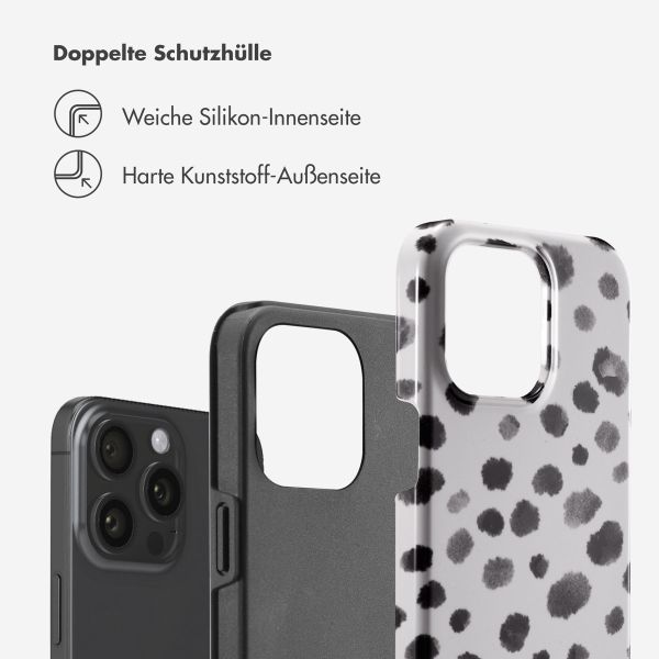Selencia Vivid Back Cover Apple iPhone 15 Pro Max - Trendy Leopard