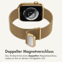 imoshion Mailändische Magnetarmband für Apple Watch | 44/45/46/49 mm - Gold