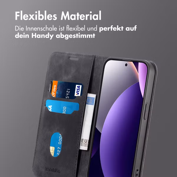 imoshion Slim Klapphülle Xiaomi Redmi Note 15 Pro (4G) - Schwarz