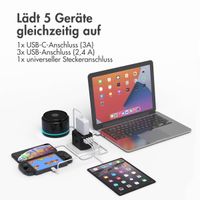 imoshion Universalreiseadapter - USB-C &  USB-A - Schwarz