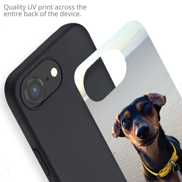Gestalte deine eigene Gel Hülle Apple iPhone 16e - Schwarz