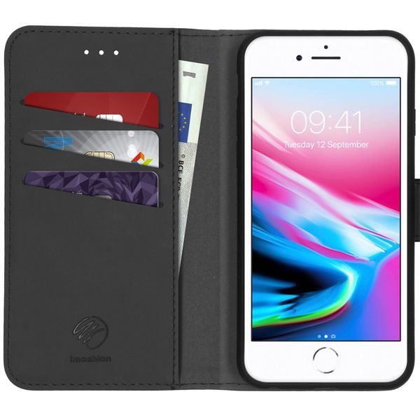 imoshion Entfernbare 2-1 Luxus Klapphülle Apple iPhone SE (2020/2022) / 8 / 7 - Schwarz