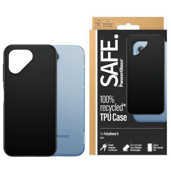 SAFE by PanzerGlass TPU Case für das Fairphone 5 - Schwarz