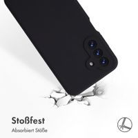 Accezz Liquid Silikoncase Samsung Galaxy A18 (4G) - Schwarz