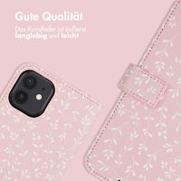 imoshion Design Klapphülle Apple iPhone 11 - Pink Bazaar Flowers
