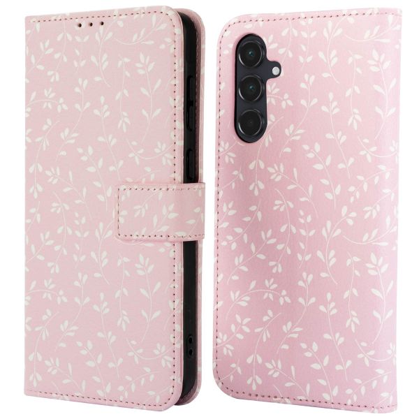 imoshion Design Klapphülle Samsung Galaxy A55 - Pink Bazaar Flowers