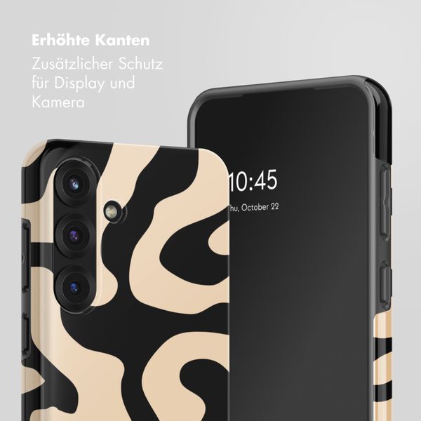 Selencia Vivid Rückabdeckung mit MagSafe Samsung Galaxy S25 - Art Wave Black