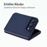 Accezz Liquid Silikoncase mit MagSafe Apple iPhone Duo - Dunkelblau