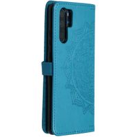 Mandala Klapphülle Blau für das Huawei P30 Pro