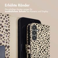 imoshion Design Klapphülle Samsung Galaxy S23 FE - Black And White Dots