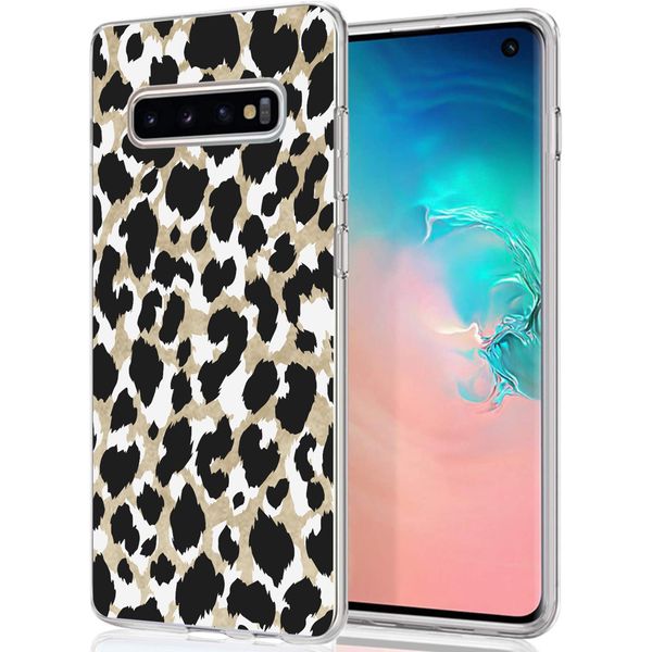 imoshion Design Hülle für das Samsung Galaxy S10 - Leopard / Schwarz