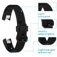 imoshion Silikonband für die Fitbit Alta (HR) - Schwarz