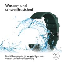 imoshion Flexibles Silikonarmband -   Universelle 20 mm Anschluss - Petrolblau