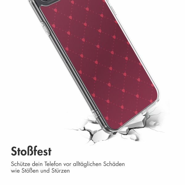 imoshion Design Hülle Apple iPhone SE (2022 / 2020) / 8 / 7 - Crush Check Coral Dust