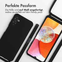 imoshion Silikonhülle mit Band für das Samsung Galaxy A14 (5G) - Schwarz