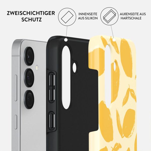 Burga Tough Back Cover Samsung Galaxy S25 - Lemon Tart