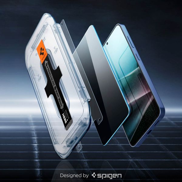 Spigen GLAStR Privacy EZ Fit Displayschutzfolie + Applicator Samsung Galaxy S24 Plus / S25 Plus