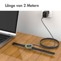 imoshion 2-in-1 USB-C Ladekabel für die Samsung Galaxy Watch - 2 Meter