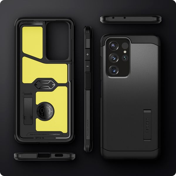 Spigen Tough Armor™ Case Samsung Galaxy S21 Ultra - Schwarz