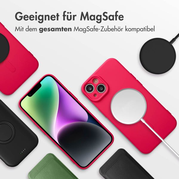 imoshion Color Back Cover mit MagSafe Apple iPhone 14 - Neon Pink