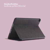 Selencia Vivid Klapphülle Apple iPad 9 (2021) 10.2 Zoll / iPad 8 (2020) 10.2 Zoll / iPad 7 (2019) 10.2 Zoll - Marble Plum