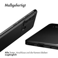 imoshion Carbon-Hülle für das Motorola Moto G60 - Schwarz