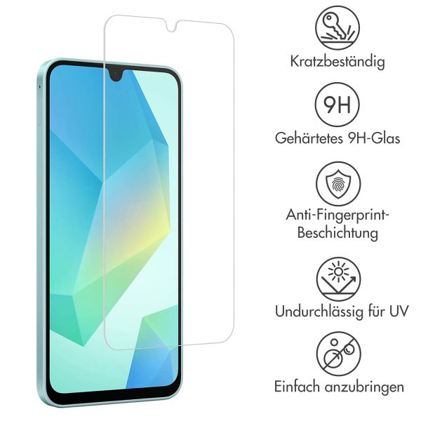 Accezz Displayschutz 2er-pack aus gehärtetem Glas Samsung Galaxy A26 / A16