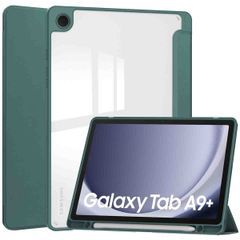 imoshion Trifold Hardcase Klapphülle Samsung Galaxy Tab A9 Plus - Grün