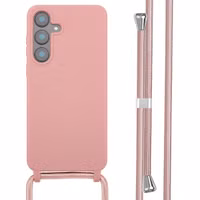 imoshion SilikonHülle mit Band Samsung Galaxy S25 FE - Sand Pink
