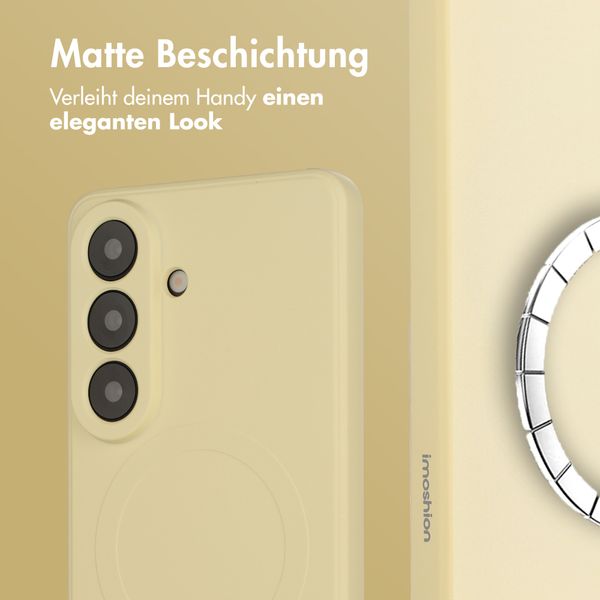 imoshion Color Back Cover mit MagSafe Samsung Galaxy S26 Plus - Vanilla