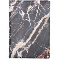 imoshion 360° drehbare Design Tablet Klapphülle Apple iPad 9 (2021) 10.2 Zoll / iPad 8 (2020) 10.2 Zoll / iPad 7 (2019) 10.2 Zoll - Black Marble