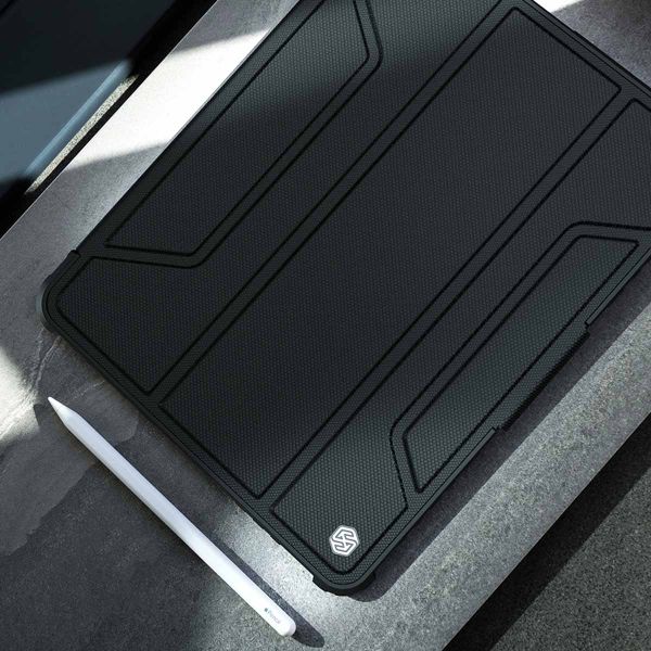 Nillkin Bumper Pro Case für das iPad 9 (2021) 10.2 Zoll / iPad 8 (2020) 10.2 Zoll / iPad 7 (2019) 10.2 Zoll - Schwarz