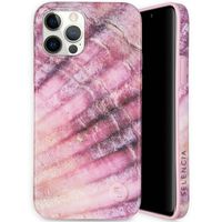 Selencia Aurora Fashion Back Case für das iPhone 12 (Pro) - ﻿Strapazierfähige Hülle - 100 % recycelt - Ocean Shell Purple